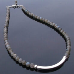 Labradorite necklace with Serling Silver