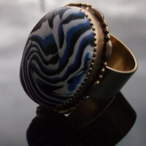 Polymer clay ring