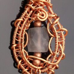 Wire Wrapped Flourite pendant