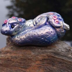 purple blue baby dragon