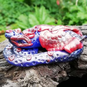 red blue baby dragon