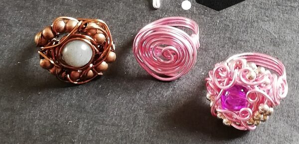wire wrapped rings
