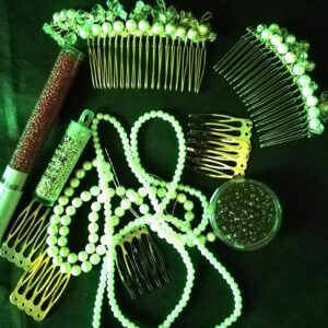beads, haircombs,beaded hair combs